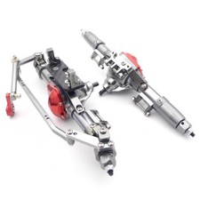 Asse anteriore e posteriore asse in lega aggiornamento parte f 1/10 RC cingolato auto assiale SCX10 Accs