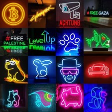 Insegna LED al neon luce USB