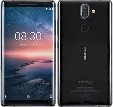 Nokia 8 Sirocco 128GB (Nero) SIGILLATO CON SCATOLA sbloccato
