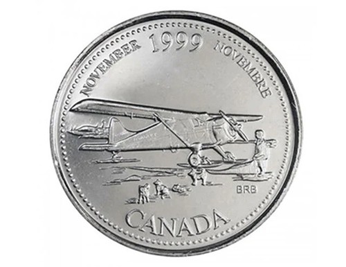 1999 canadian cent - 1999, 25