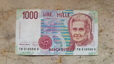 BANCONOTA MILLE 1000 LIRE