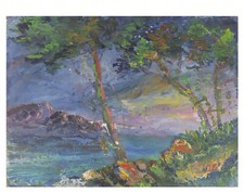 OIL PAINTING ON BOARD PAINTING