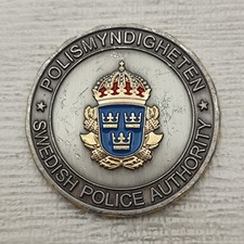 Sweden challenge coin swedish - sweden,