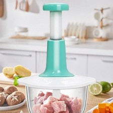 Tritatutto a spinta, robot da cucina manuale a mano,