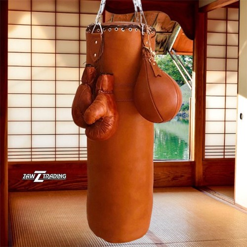 Borsa boxe vintage pelle - vintage, in