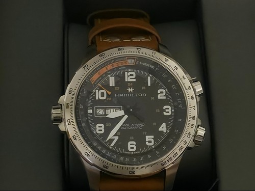 Hamilton khaki aviation wind - hamilton, x-wind
