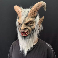 Maschera uomo Krampus demone