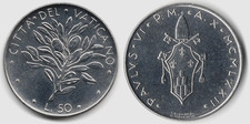 Città del Vaticano 50 lire