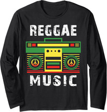 Regalo Di Lettore Di Cassette Retrò per Musica Reggae Maglia a Manica