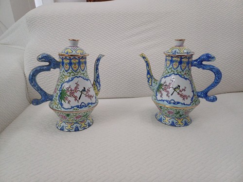 Coppia antiche teiere - di,