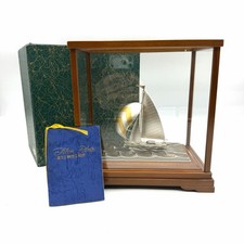 NAVE Veliero TAKEHIKO Seki GIAPPONESE ARTE BARCA Argento Silver plate