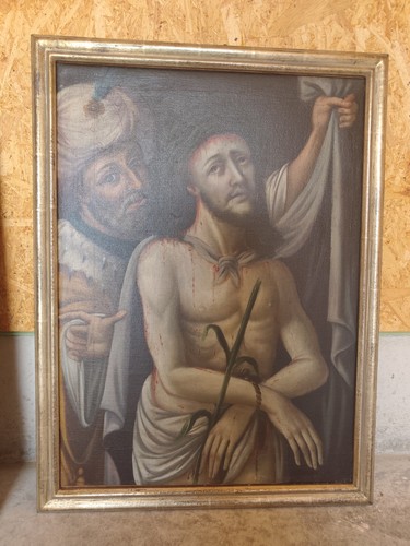 Antico dipinto olio - ad,
