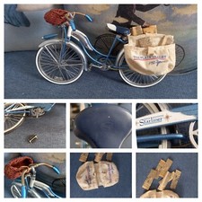 Modellino Bici Bicicletta Metallo Starliner Schwinn 30x17 cm circa (pedale rotto