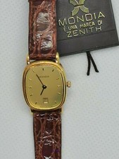 OROLOGIO MONDIA ZENITH CASSA ORO SOLIDO 18 Kt 750  WATCH SOLID GOLD LADY NUOVO 