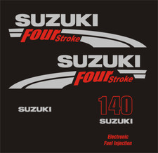 KIT ADESIVI SOSTITUTIVI PER MOTORE FUORIBORDO SUZUKI DF 140 HP SPED GRATUITA