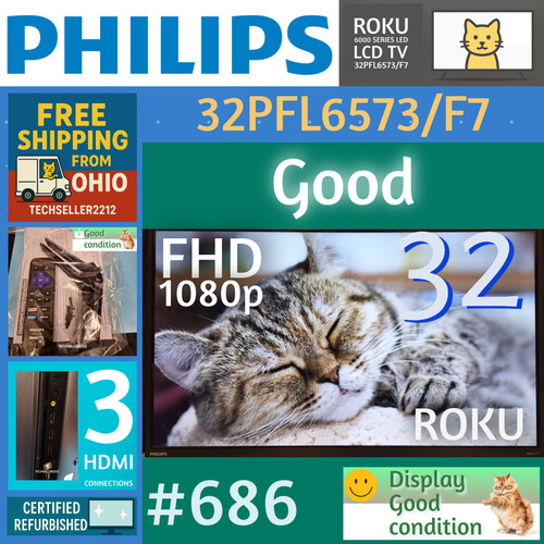 Philips 1080p fhd roku - roku, led