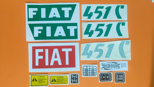 Adesivi decalcomanie fiat - fiat, 451