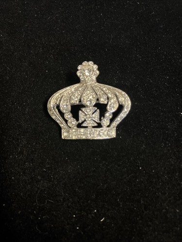 Spilla strass tono argento - tono,