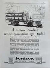TRATTORE FORDSON-  Pubblicita'