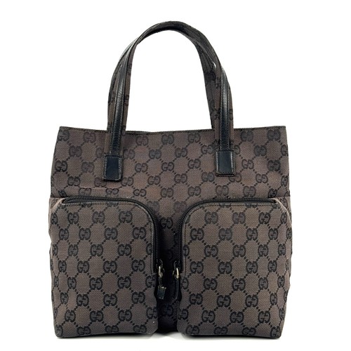 Borsa gucci tela marrone - borsa,
