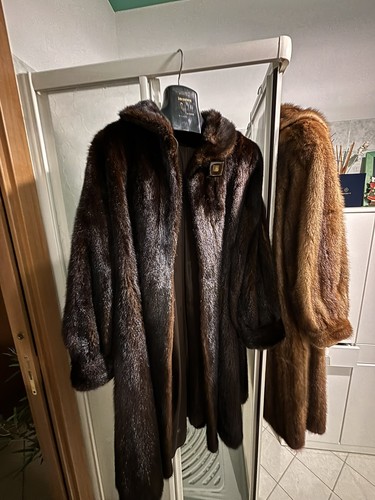 Pelliccia visone scuro vintage - visone,