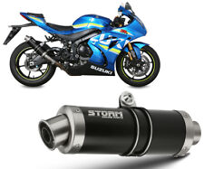 Terminale Scarico Storm by Mivv Gp Nero acciaio Suzuki Gsx-r 1000 2017 > 2020