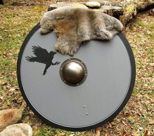 Scudo medievale tondo larp - tondo, 24"