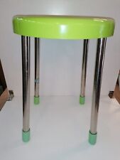 SGABELLO TONDO DA BAGNO IN ACCIAIO E ABS D.29 X 40 CM