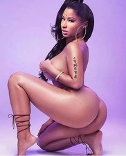 Quadro Nicki Minaj senza vestiti 8x10 stampa celebrità
