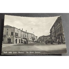 Cartolina Isola della Scala (Verona) - Via Gracco Spaziani