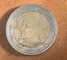Moneta 2 Euro Dante Alighieri