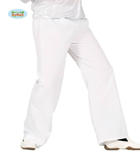 Pantaloni bianchi disco anni