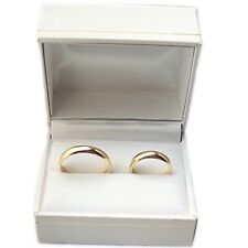 Coppia di Fedi Nuziali in Oro Giallo 18 kt. – Classiche e Senza Tempo