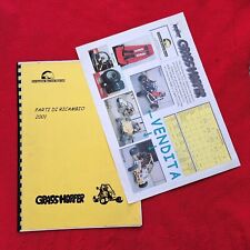 KART CROSS  GRASSHOPPER MARCONI CATALOGO RICAMBI BROCHURE DEPLIANT ORIGINALE