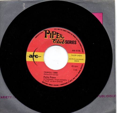 Patty pravo disco tripoli - patty,