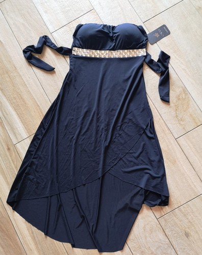 Vestito corto elegante blu - corto,