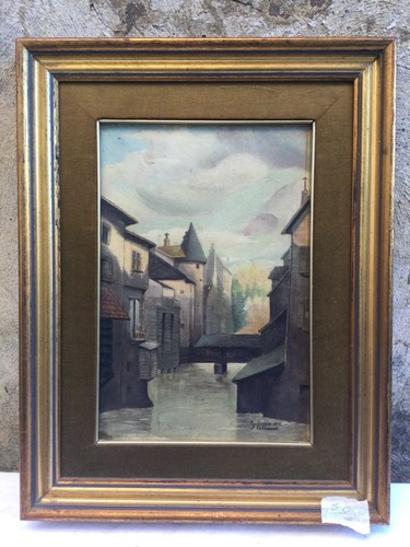Dipinto olio tela - tela, paesaggio
