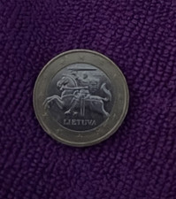 Moneta 1 euro rara lietuva