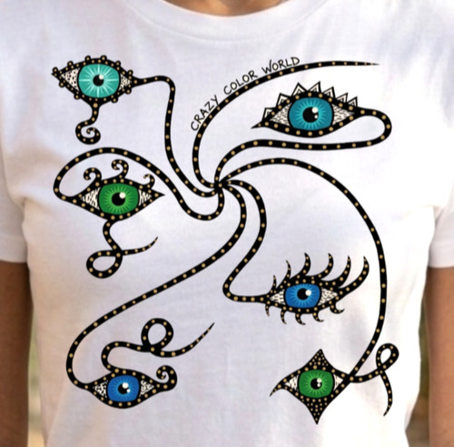 Shirt occhi magnetici - occhi,
