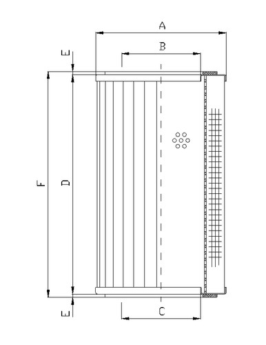 Rvr1900e10b elemento filtrante - elemento,