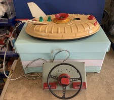 vintage large PLASTIC TOY SHIP
