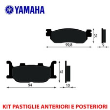 KIT PASTIGLIE FRENO ANTERIORI