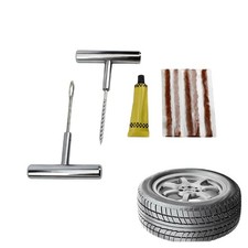 Kit Ripara Gomme Pneumatici Tubeless Riparazione Foratura Auto Moto ScooterArt.5
