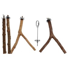  4 Pcs Trespolo Pappagalli Stand Da Gioco Per Porme Di Gabbia Uccelli