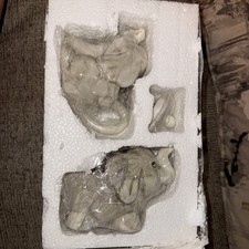 Vtg Porcelain Elephant Sugar