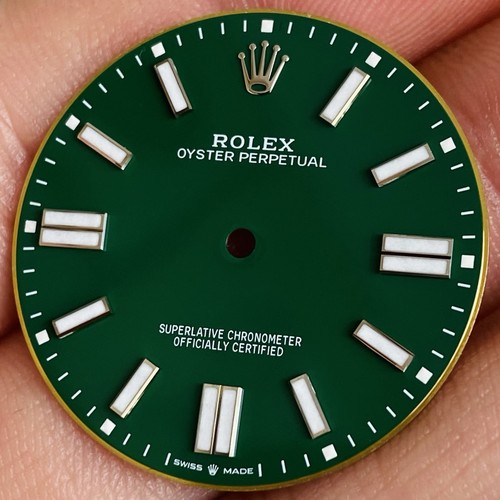 Rolex green dial - dial, oyster