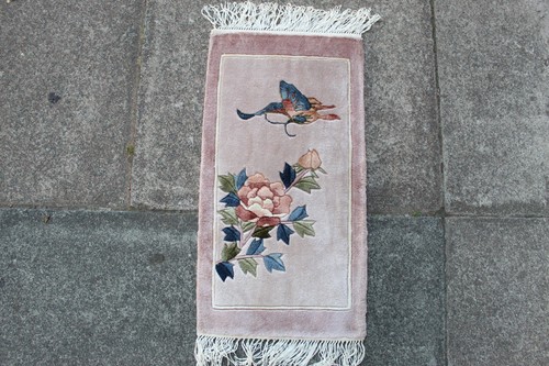Vintage seta tappeto - seta,