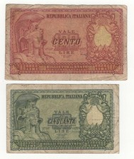 LOTTO X2 50  100 LIRE ITALIA
