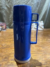 Thermos vintage blue hot - vintage,