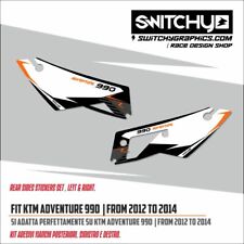 KIT ADESIVI TABELLE "A01" per KTM 990 ADVENTURE 2012 - 2014 IN CRYSTAL